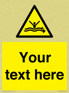 Custom Warning strong currents